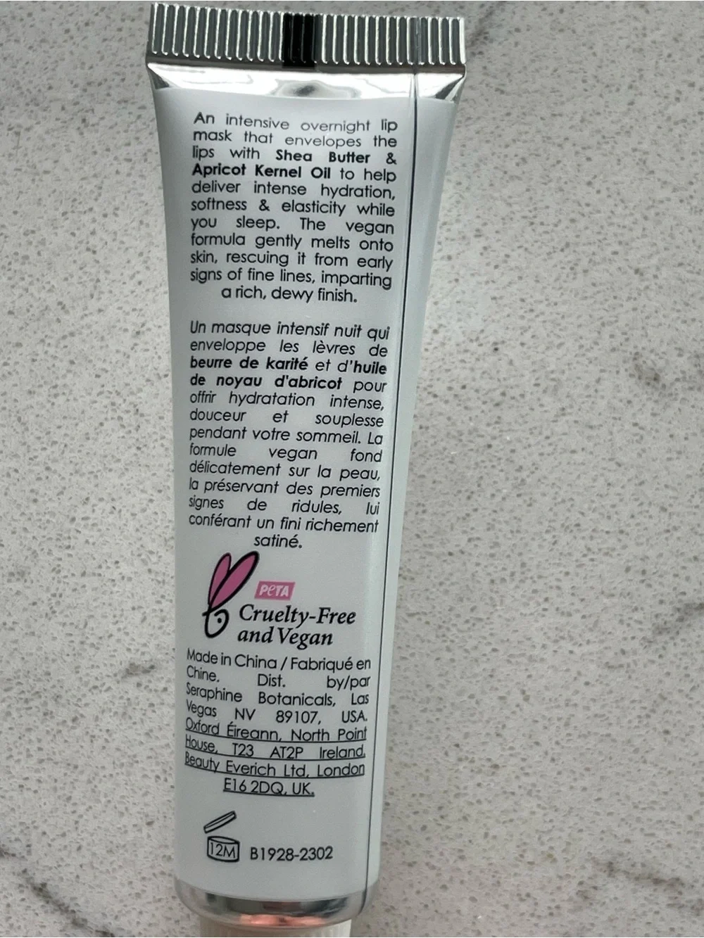 Saraphine Botanicals Fruit Butter Lip Mask - Original